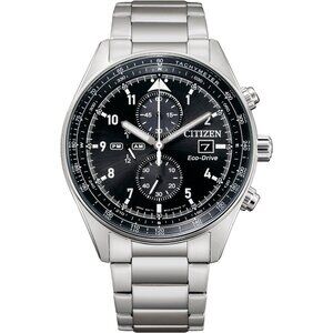 Citizen Eco-Drive 44mm Stainless Steel case with:racelet Chronograph-CA0770-81E